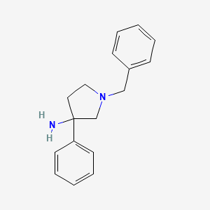 1-Benzyl-3-phenylpyrrolidin-3-amine
