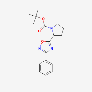 Tert-butyl 2-[3-(4-methylphenyl)-1,2,4-oxadiazol-5-yl]pyrrolidine-1-carboxylate