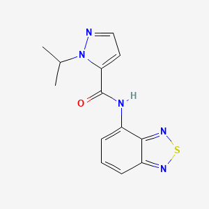 N-(benzo[c][1,2,5]thiadiazol-4-yl)-1-isopropyl-1H-pyrazole-5-carboxamide