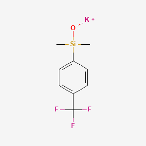 molecular formula C9H10F3KOSi B2518954 （4-三氟甲基苯基）二甲基硅烷钾盐 CAS No. 920015-51-6