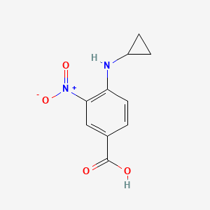 molecular formula C10H10N2O4 B2518962 4-(环丙基氨基)-3-硝基苯甲酸 CAS No. 291528-35-3