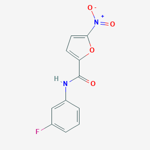 molecular formula C11H7FN2O4 B251898 N-(3-fluorophenyl)-5-nitrofuran-2-carboxamide 