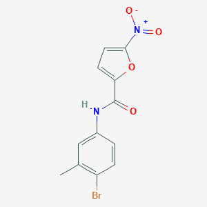 molecular formula C12H9BrN2O4 B251899 N-(4-bromo-3-methylphenyl)-5-nitro-2-furamide 