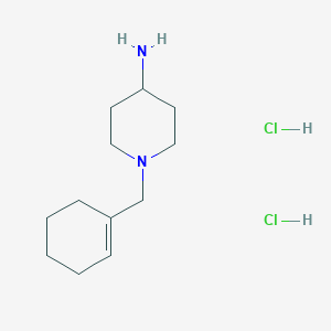 1-[(Cyclohex-1-en-1-yl)methyl]piperidin-4-amine dihydrochloride