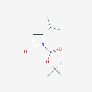 Tert-butyl 2-oxo-4-(propan-2-yl)azetidine-1-carboxylate