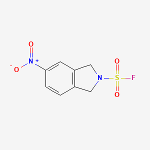 5-Nitro-1,3-dihydroisoindole-2-sulfonyl fluoride