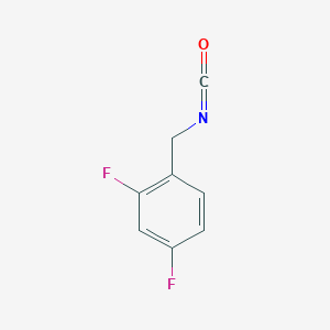 molecular formula C8H5F2NO B2519035 2,4-Difluoro-1-(isocyanatomethyl)benzene CAS No. 1291101-40-0