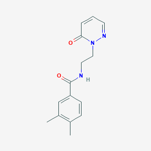3,4-dimethyl-N-(2-(6-oxopyridazin-1(6H)-yl)ethyl)benzamide