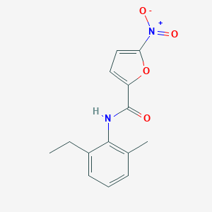 molecular formula C14H14N2O4 B251905 N-(2-ethyl-6-methylphenyl)-5-nitrofuran-2-carboxamide 