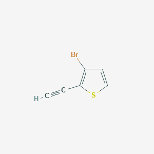 B2519056 Thiophene, 3-bromo-2-ethynyl- CAS No. 335157-74-9