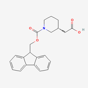 B2519057 (R)-(1-Fmoc-piperidin-3-yl)acetic acid CAS No. 1217739-96-2; 912940-89-7
