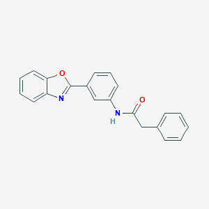N-[3-(1,3-benzoxazol-2-yl)phenyl]-2-phenylacetamide