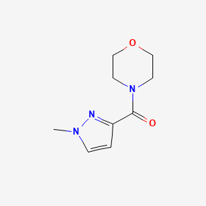 molecular formula C9H13N3O2 B2519083 (1-methyl-1H-pyrazol-3-yl)(morpholino)methanone CAS No. 728003-78-9