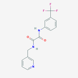 molecular formula C15H12F3N3O2 B2519107 N-(pyridin-3-ylmethyl)-N'-[3-(trifluoromethyl)phenyl]oxamide CAS No. 352013-16-2