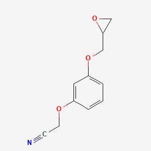 2-[3-(Oxiran-2-ylmethoxy)phenoxy]acetonitrile