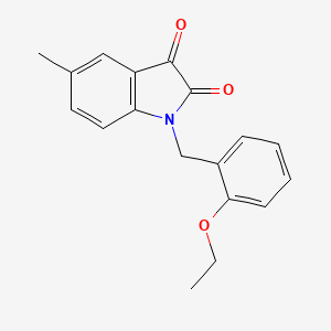 1-(2-Ethoxy-benzyl)-5-methyl-1H-indole-2,3-dione