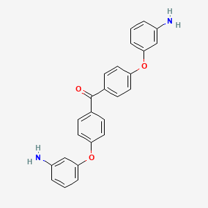 molecular formula C25H20N2O3 B2519142 4,4'-Bis(3-aminophenoxy)benzophenone CAS No. 63948-92-5