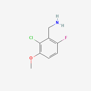 2-Chloro-6-fluoro-3-methoxybenzylamine