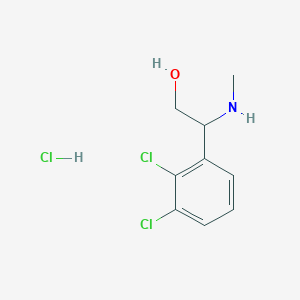 2-(2,3-Dichlorophenyl)-2-(methylamino)ethan-1-ol hydrochloride