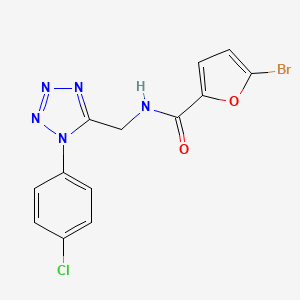 5-bromo-N-((1-(4-chlorophenyl)-1H-tetrazol-5-yl)methyl)furan-2-carboxamide