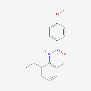 molecular formula C17H19NO2 B251923 N-(2-ethyl-6-methylphenyl)-4-methoxybenzamide 