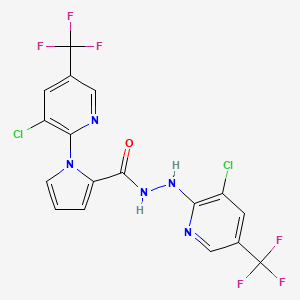 N',1-bis[3-chloro-5-(trifluoromethyl)pyridin-2-yl]pyrrole-2-carbohydrazide
