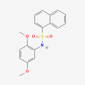 N-(2,5-dimethoxyphenyl)naphthalene-1-sulfonamide