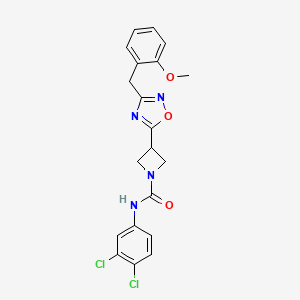 N-(3,4-dichlorophenyl)-3-(3-(2-methoxybenzyl)-1,2,4-oxadiazol-5-yl)azetidine-1-carboxamide