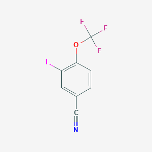 B2519285 3-Iodo-4-(trifluoromethoxy)benzonitrile CAS No. 1365988-15-3