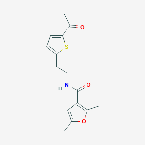 N-(2-(5-acetylthiophen-2-yl)ethyl)-2,5-dimethylfuran-3-carboxamide