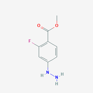 Methyl 2-fluoro-4-hydrazinylbenzoate