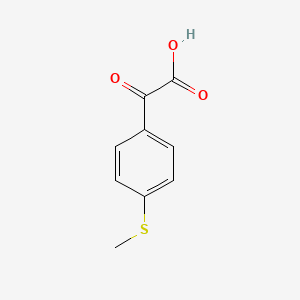 molecular formula C9H8O3S B2519352 [4-(Methylthio)phenyl]glyoxylic acid CAS No. 53066-99-2