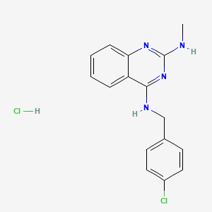 N4-(4-Chlorobenzyl)-N2-methylquinazoline-2,4-diamine hydrochloride