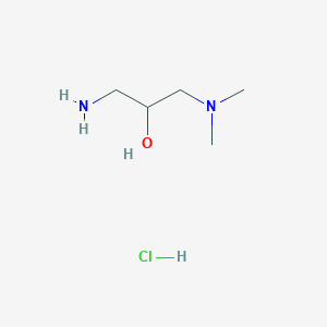molecular formula C5H15ClN2O B2519367 1-Amino-3-(dimethylamino)propan-2-OL hydrochloride CAS No. 1417567-48-6; 50411-39-7