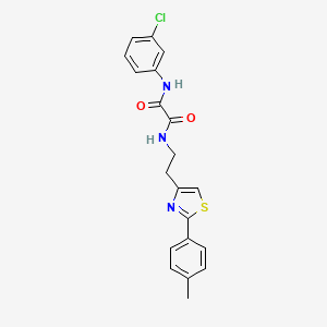 N1-(3-chlorophenyl)-N2-(2-(2-(p-tolyl)thiazol-4-yl)ethyl)oxalamide