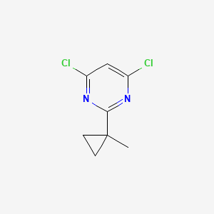 4,6-Dichloro-2-(1-methylcyclopropyl)pyrimidine