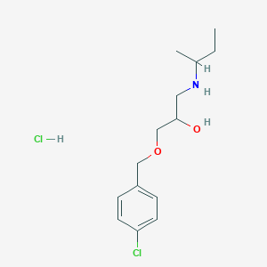 1-(Sec-butylamino)-3-[(4-chlorobenzyl)oxy]propan-2-ol