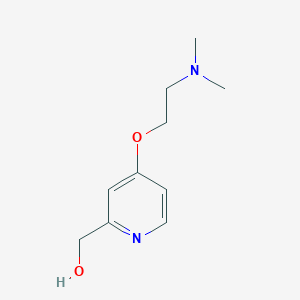 molecular formula C10H16N2O2 B2519404 (4-(2-(二甲氨基)乙氧基)吡啶-2-基)甲醇 CAS No. 1248357-81-4