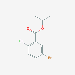 molecular formula C10H10BrClO2 B2519410 Propan-2-yl 5-bromo-2-chlorobenzoate CAS No. 1456925-74-8