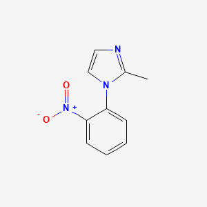 molecular formula C10H9N3O2 B2519424 2-Methyl-1-(2-nitrophenyl)-1H-imidazole CAS No. 26286-51-1