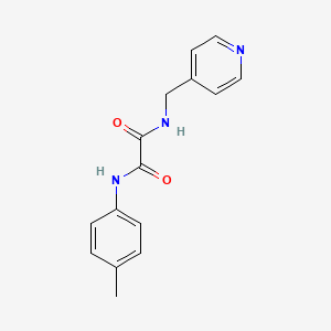 molecular formula C15H15N3O2 B2519432 N-(4-methylphenyl)-N'-(pyridin-4-ylmethyl)ethanediamide CAS No. 331637-21-9