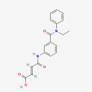 (E)-4-{3-[(Ethylanilino)carbonyl]anilino}-4-oxo-2-butenoic acid