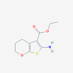 ethyl 6-amino-3,4-dihydro-2H-thieno[2,3-b]pyran-5-carboxylate