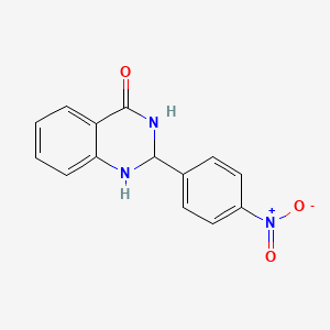 2-(4-Nitrophenyl)-2,3-dihydroquinazolin-4(1h)-one