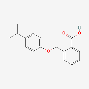 2-[(4-Isopropylphenoxy)methyl]benzenecarboxylic acid