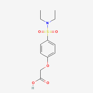 2-[4-(diethylsulfamoyl)phenoxy]acetic Acid