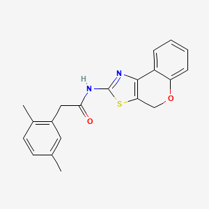 molecular formula C20H18N2O2S B2519541 N-(4H-chromeno[4,3-d]thiazol-2-yl)-2-(2,5-dimethylphenyl)acetamide CAS No. 921810-14-2