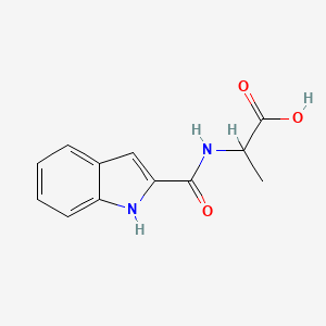 B2519701 2-(1H-indol-2-ylformamido)propanoic acid CAS No. 957005-56-0