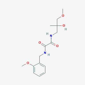 N1-(2-hydroxy-3-methoxy-2-methylpropyl)-N2-(2-methoxybenzyl)oxalamide