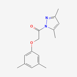 1-(3,5-dimethyl-1H-pyrazol-1-yl)-2-(3,5-dimethylphenoxy)ethanone